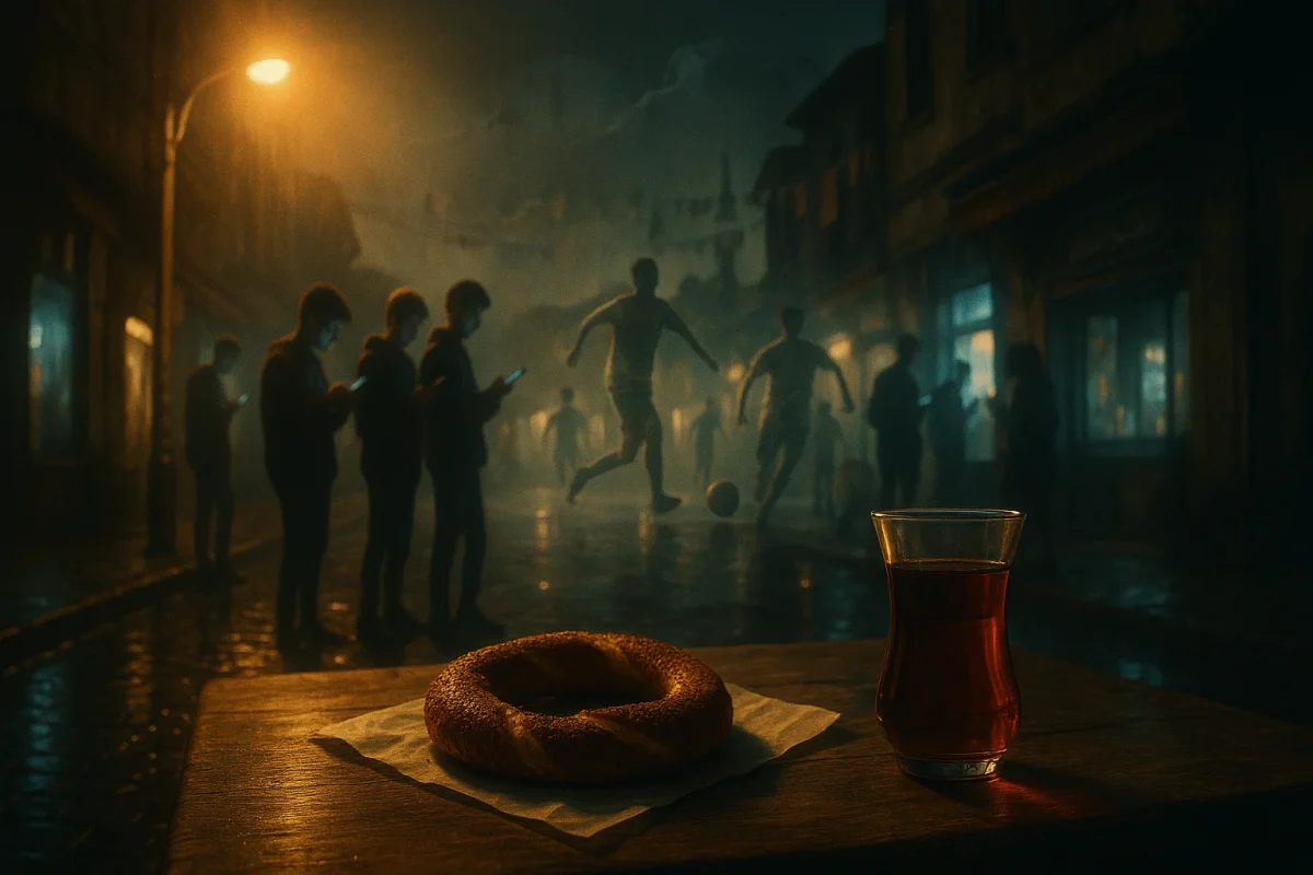 Sokak Lambası Altında Serpiştirilmiş Kelimelerle Bezeli Bir Yazı