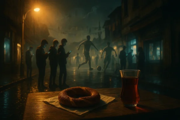 Sokak Lambası Altında Serpiştirilmiş Kelimelerle Bezeli Bir Yazı